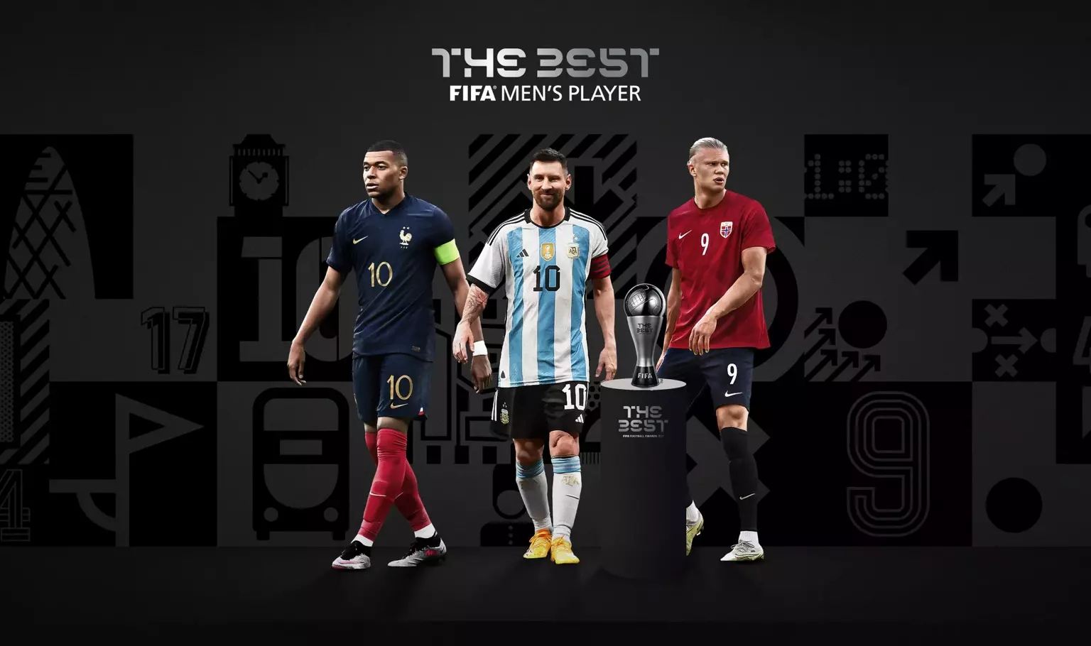 六大奖项，各FIFA年度最佳3人候选名单一览